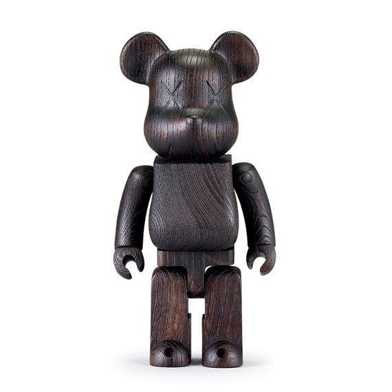 Japanese street fashion brand Nexusvii combined with black wood building block bear 400% by Brian Donnelly, 2005