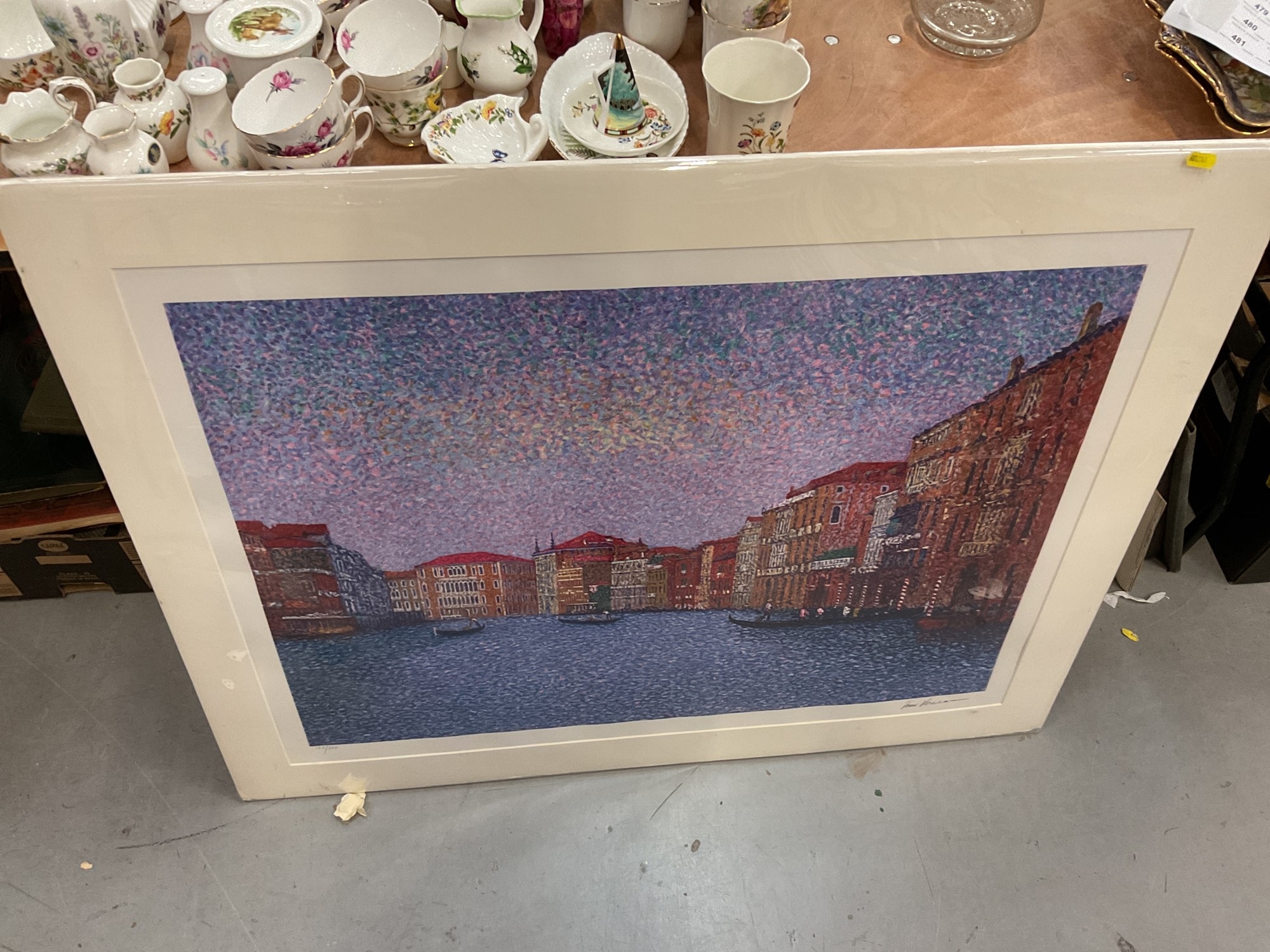 Jean Vollet | Two Jean Vollet signed limited edition prints of Venice ...