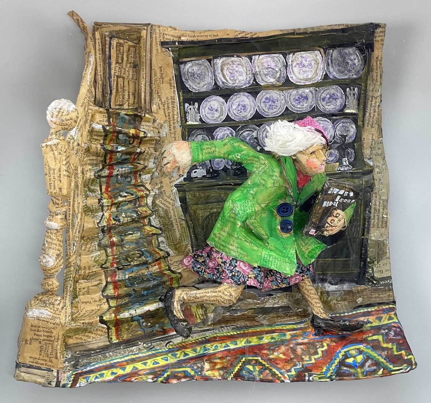 Artwork by Luned Rhys Parri, Hiwmor Pobol Capel, Made of 3D mixed media