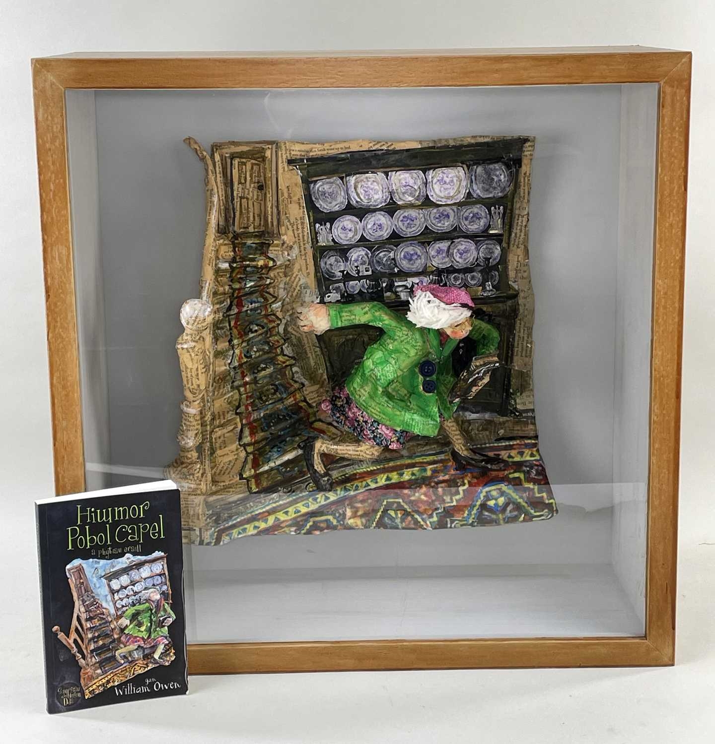 Artwork by Luned Rhys Parri, Hiwmor Pobol Capel, Made of 3D mixed media