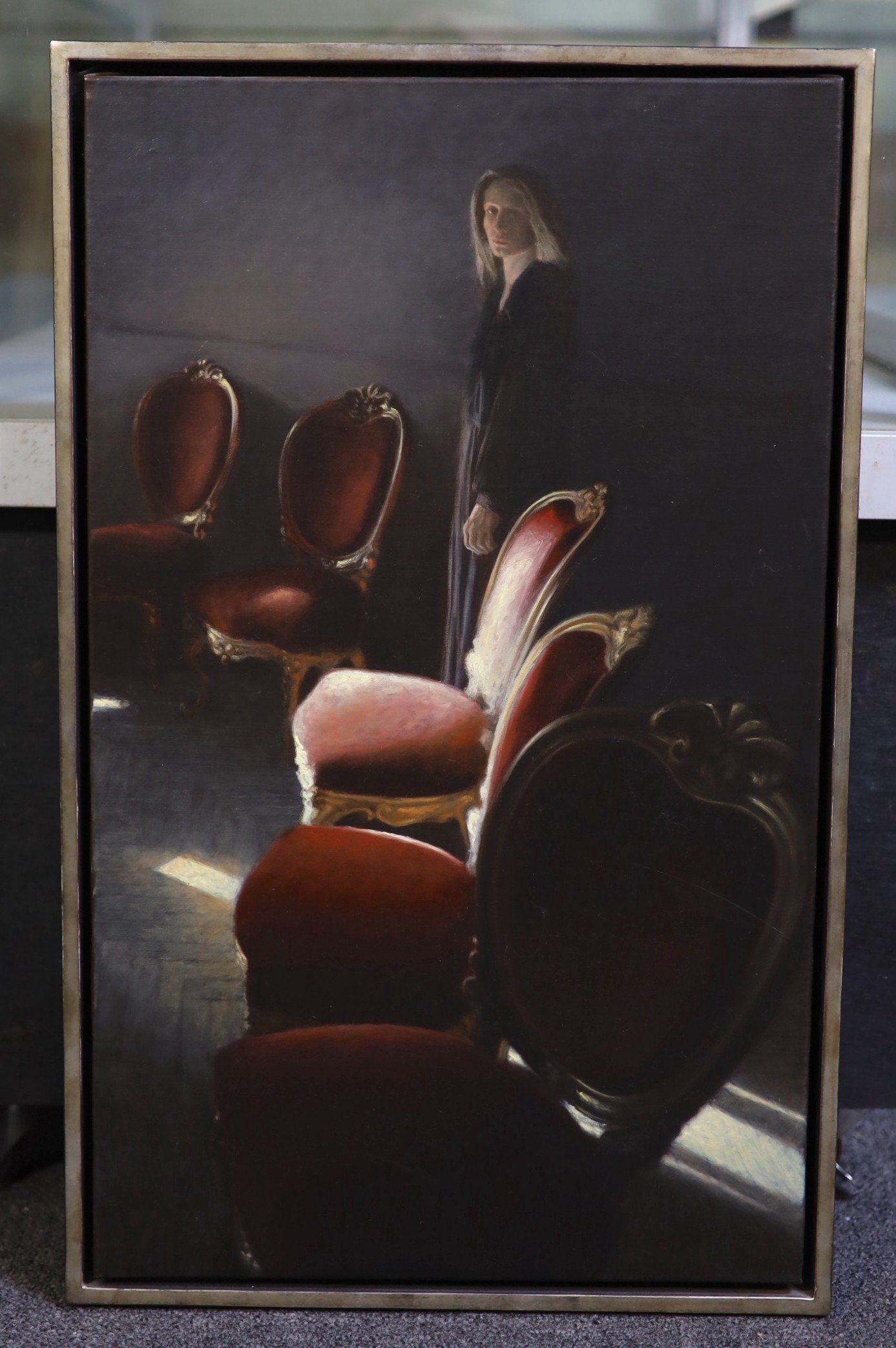 Artwork by Genevieve Dael, Que le Jour Finisse', Made of oil on canvas