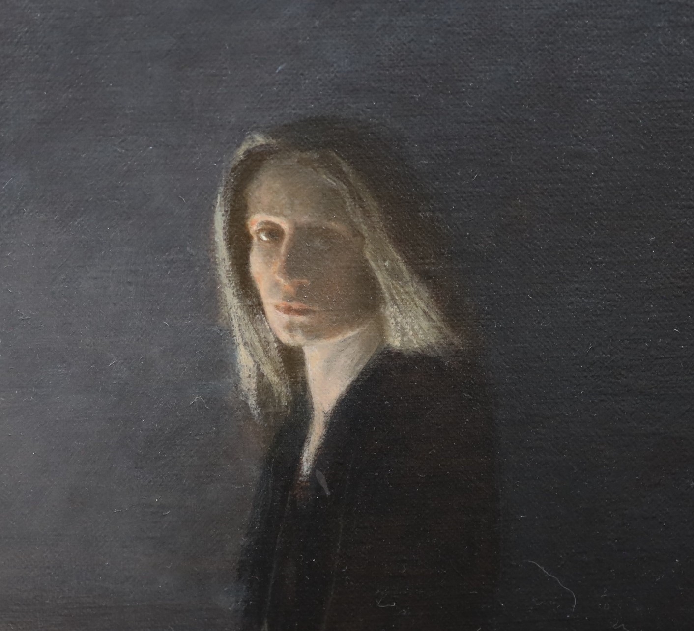 Artwork by Genevieve Dael, Que le Jour Finisse', Made of oil on canvas