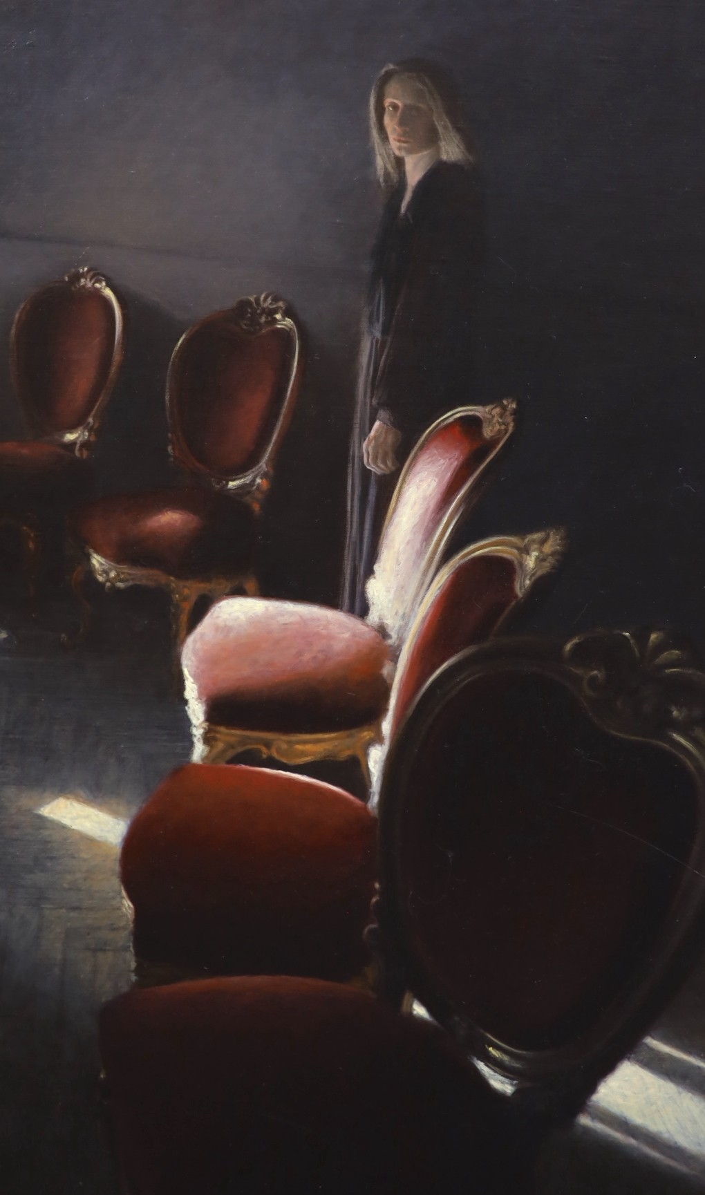 Artwork by Genevieve Dael, Que le Jour Finisse', Made of oil on canvas