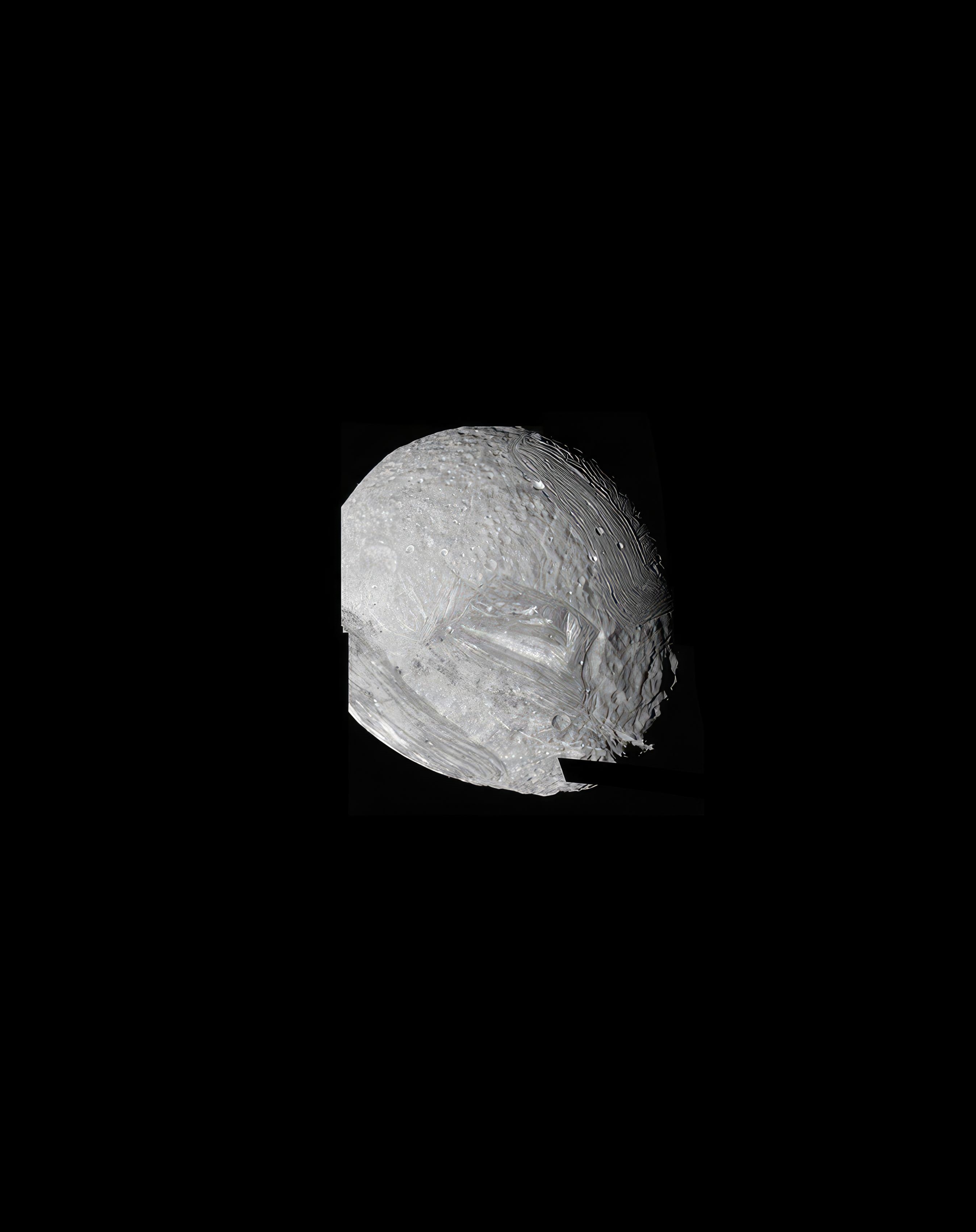 NASA | Superb und seltene Sicht auf den Mond Miranda, Mond des Planeten ...