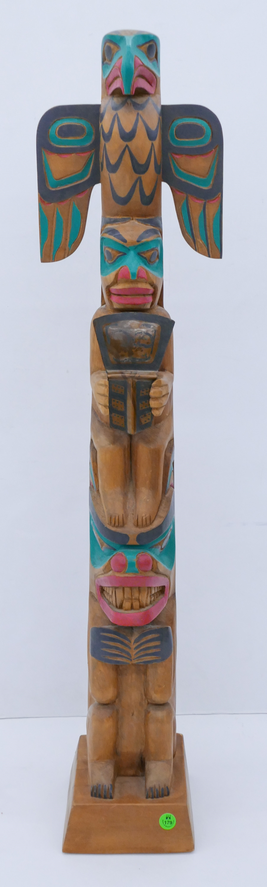 Native American Totem Pole Otter Haida Art, Native American Style,