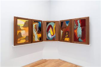 Damien H. Ding Explores the Mechanisms of Desire in Private Paintings at Denny Gallery