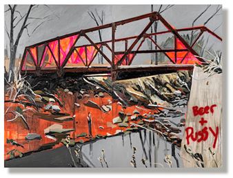 Beer + Pussy - Kim Dorland