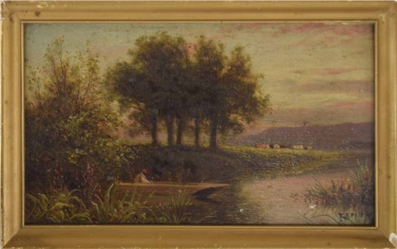 The Thames near Pangbourne by Thomas Spinks