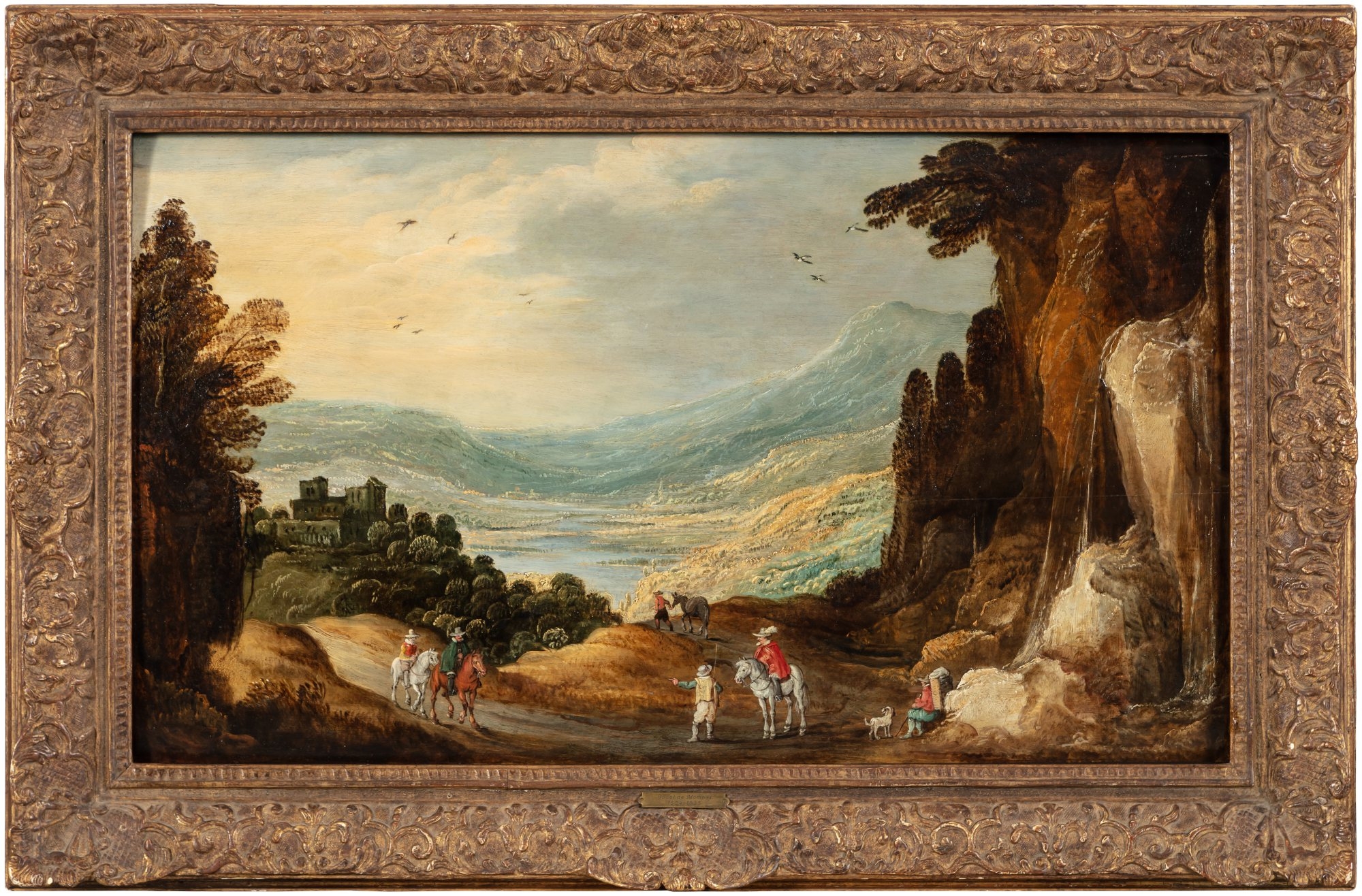 Joos de Momper | Promeneurs dans un paysage montagneux | MutualArt