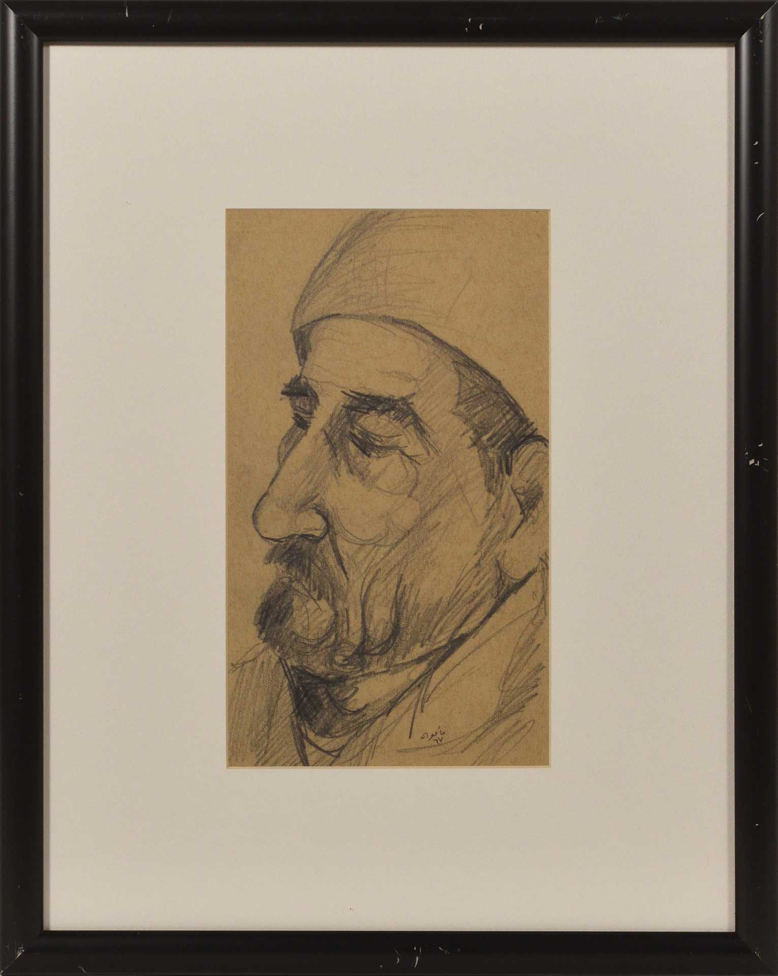 Artwork by Maamoun Al Homsi, Portrait, Made of Pencil on paper