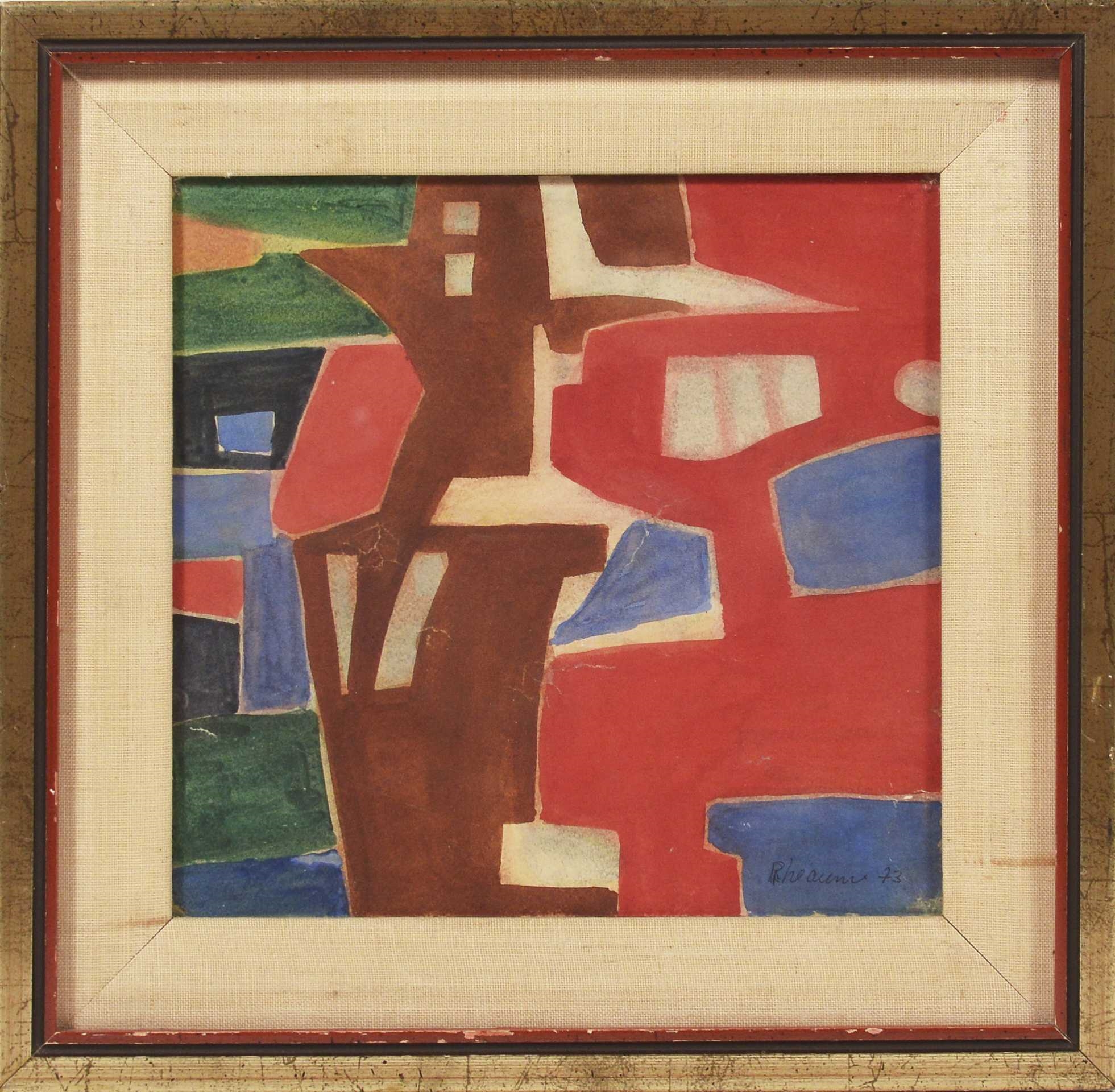 Jeanne Rhéaume | Abstraction (1973) | MutualArt