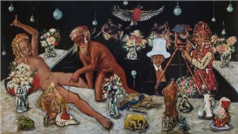 Jan van Imschoot: Les nocturnes des bonnes vivantes - Galerie Templon, Paris (rue Beaubourg)