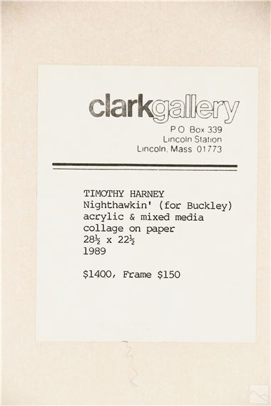 Timothy Harney | PORTRAIT COLLAGE PAINTING (1989) | MutualArt