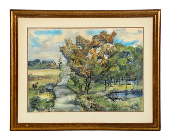 Robert N. Blair | PASTURAL LANDSCAPE PAINTING | MutualArt