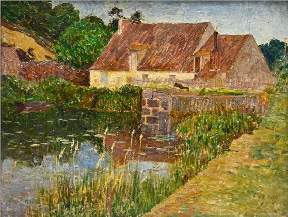 Landscape in Cernay by Emile Claus