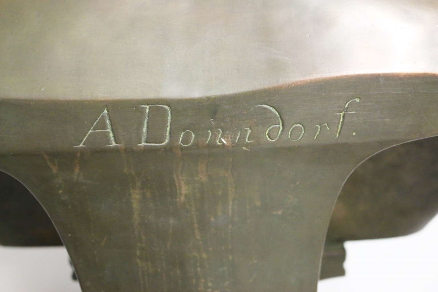 Artwork by Adolf von Donndorf, Portraitbüste des Generalfeldmarschall Helmuth Graf von Moltke (1800-1891), Made of electroplating in copper