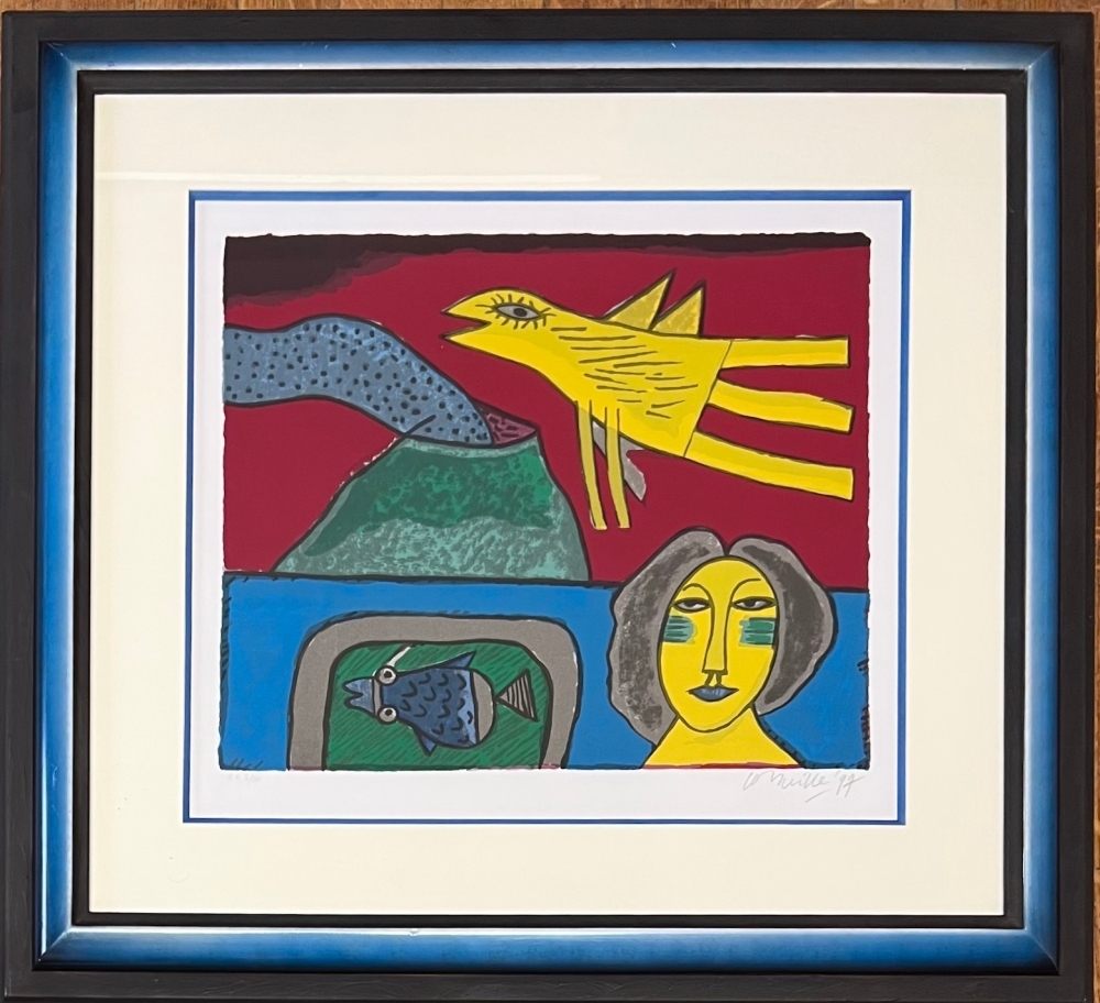 Corneille | The Volcano, South Sea, 1997, enframed! (1997) | MutualArt