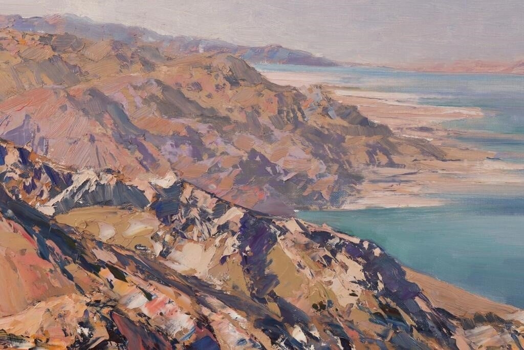 Artwork by Alan Robert Colquhoun Grieve, Untitled - Seascape, Made of oil on board