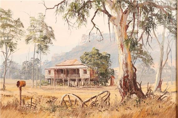 Country House Blue Haze - Gympie by John Milenkovic