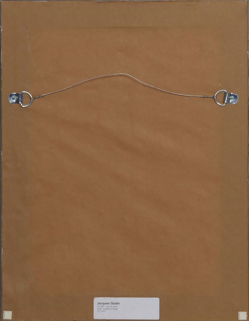 Artwork by Jacques Godin, Sur Le Ponte,, Made of gouache on paperboard