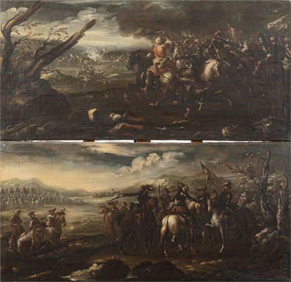 Scenes of battles - Ercole Graziani the Elder