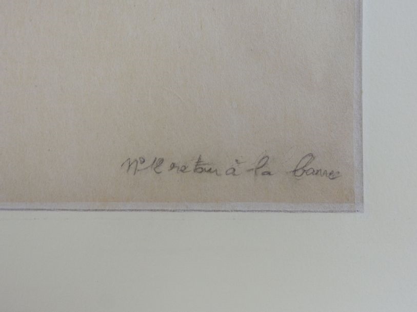 Artwork by Henri de Toulouse-Lautrec, n°12 le retour à la barre, Made of lithograph