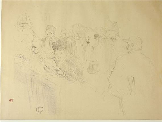 n°12 le retour à la barre by Henri de Toulouse-Lautrec, 1896