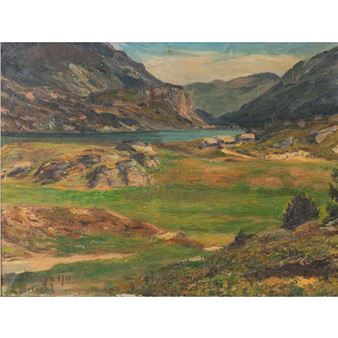 "Sud du Lac de Silo" - Edmond Bornand