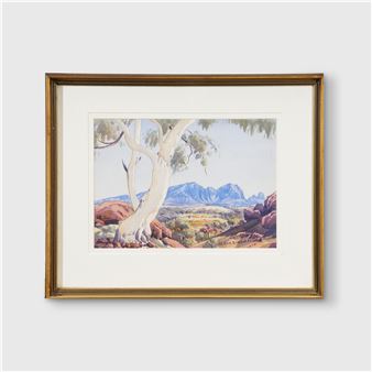 Mt Sonder, MacDonnell Ranges - Albert Namatjira