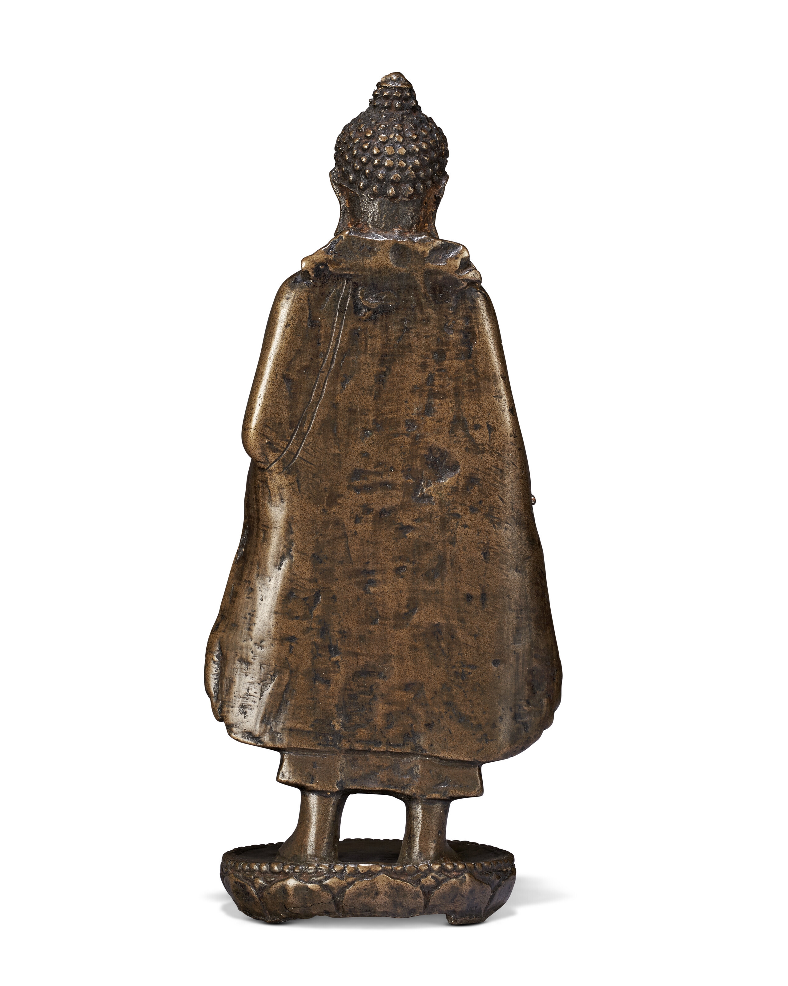 Artwork by Nepalese School, 9th Century, A RARE COPPER ALLOY FIGURE OF BUDDHA, Made of COPPER
