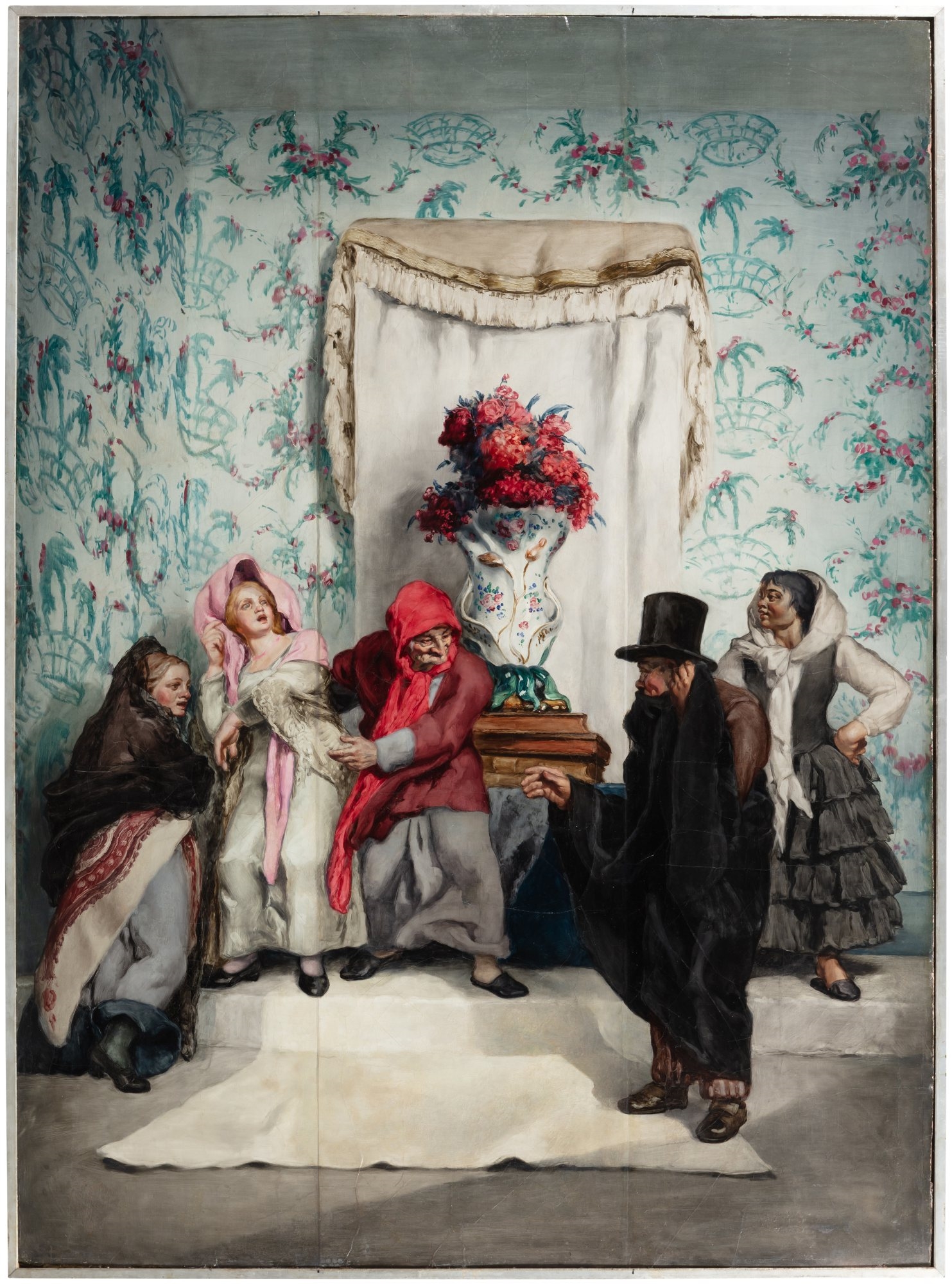 Artwork by José Mariá Sert y Badiá, The matchmaker, Made of Oil on panel