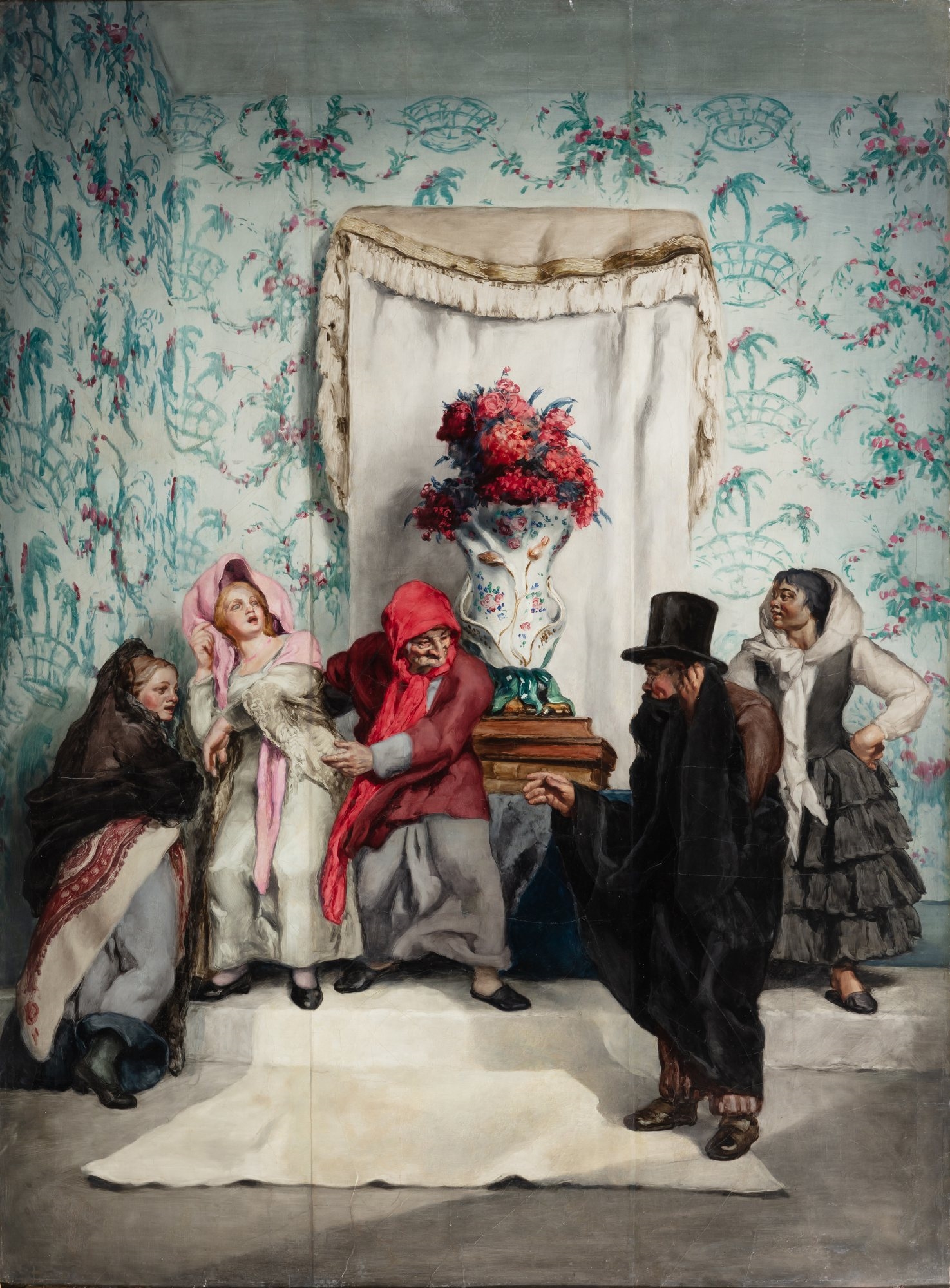 Artwork by José Mariá Sert y Badiá, The matchmaker, Made of Oil on panel