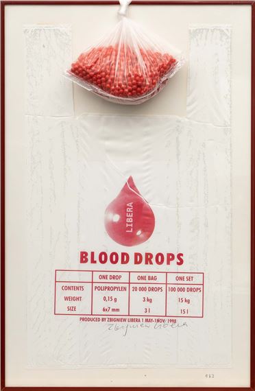 Krople krwi by Zbigniew Libera, 1998