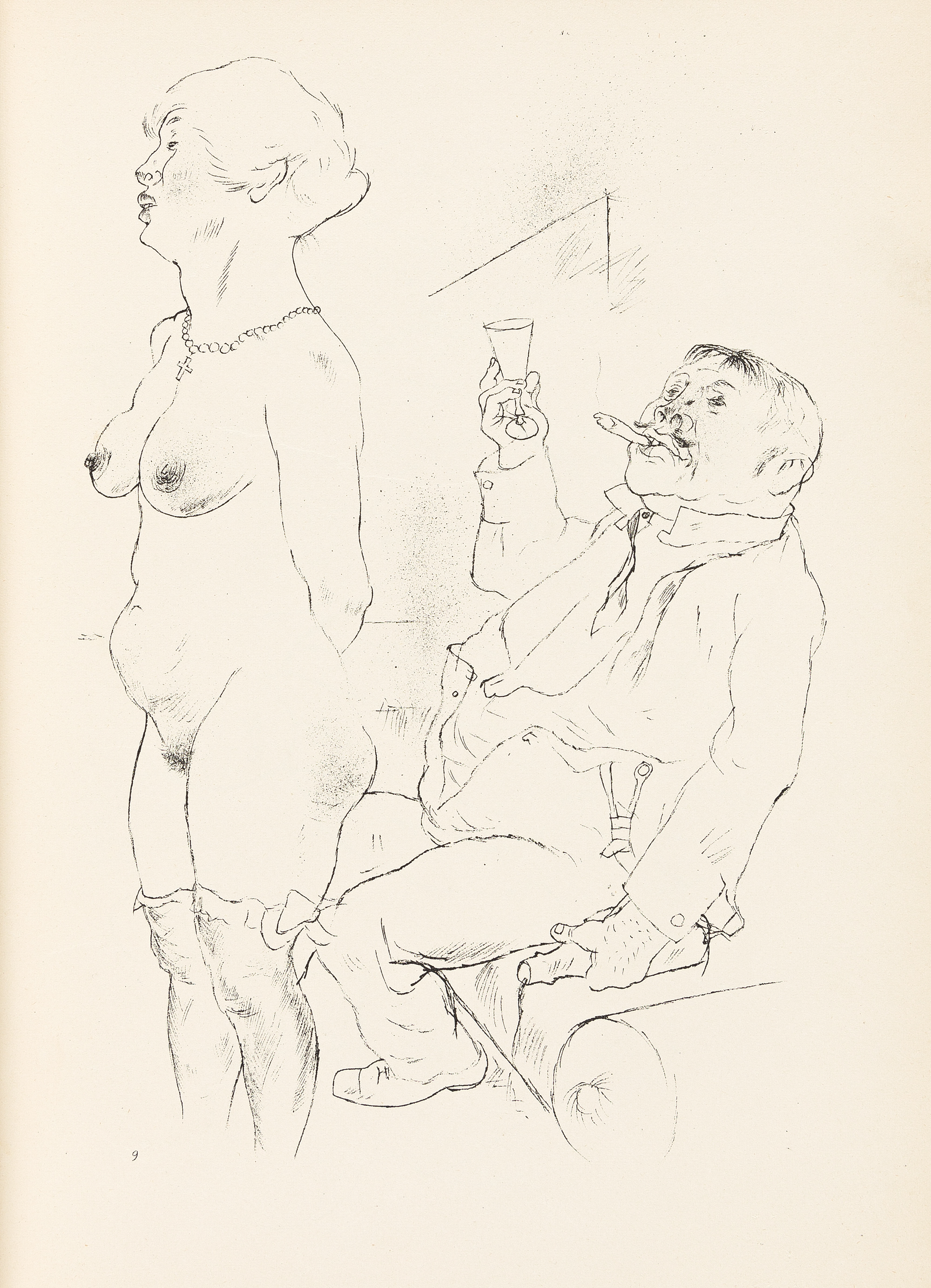 Artwork by George Grosz, Ecce Homo, Made of offset lithographs