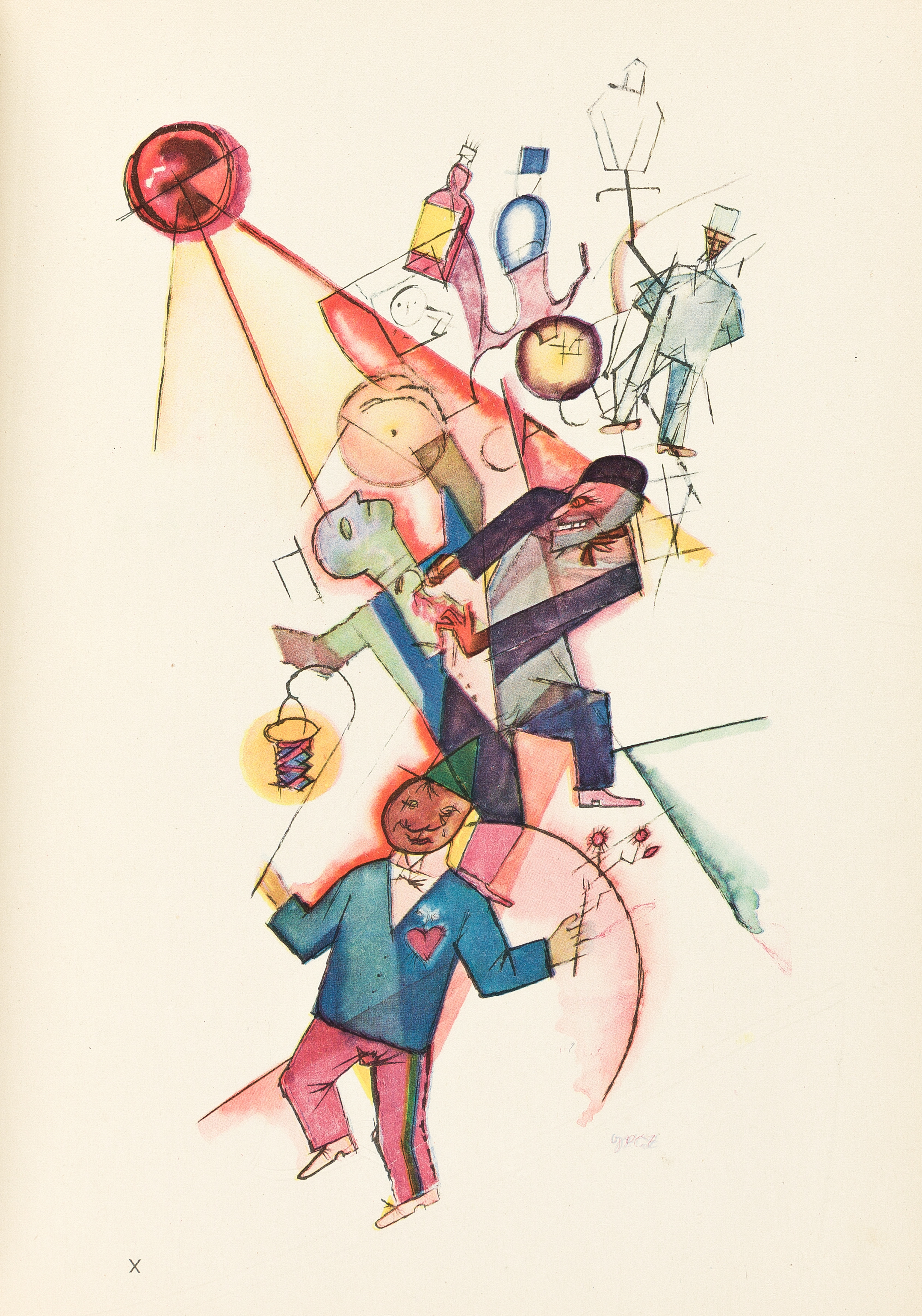 Artwork by George Grosz, Ecce Homo, Made of offset lithographs