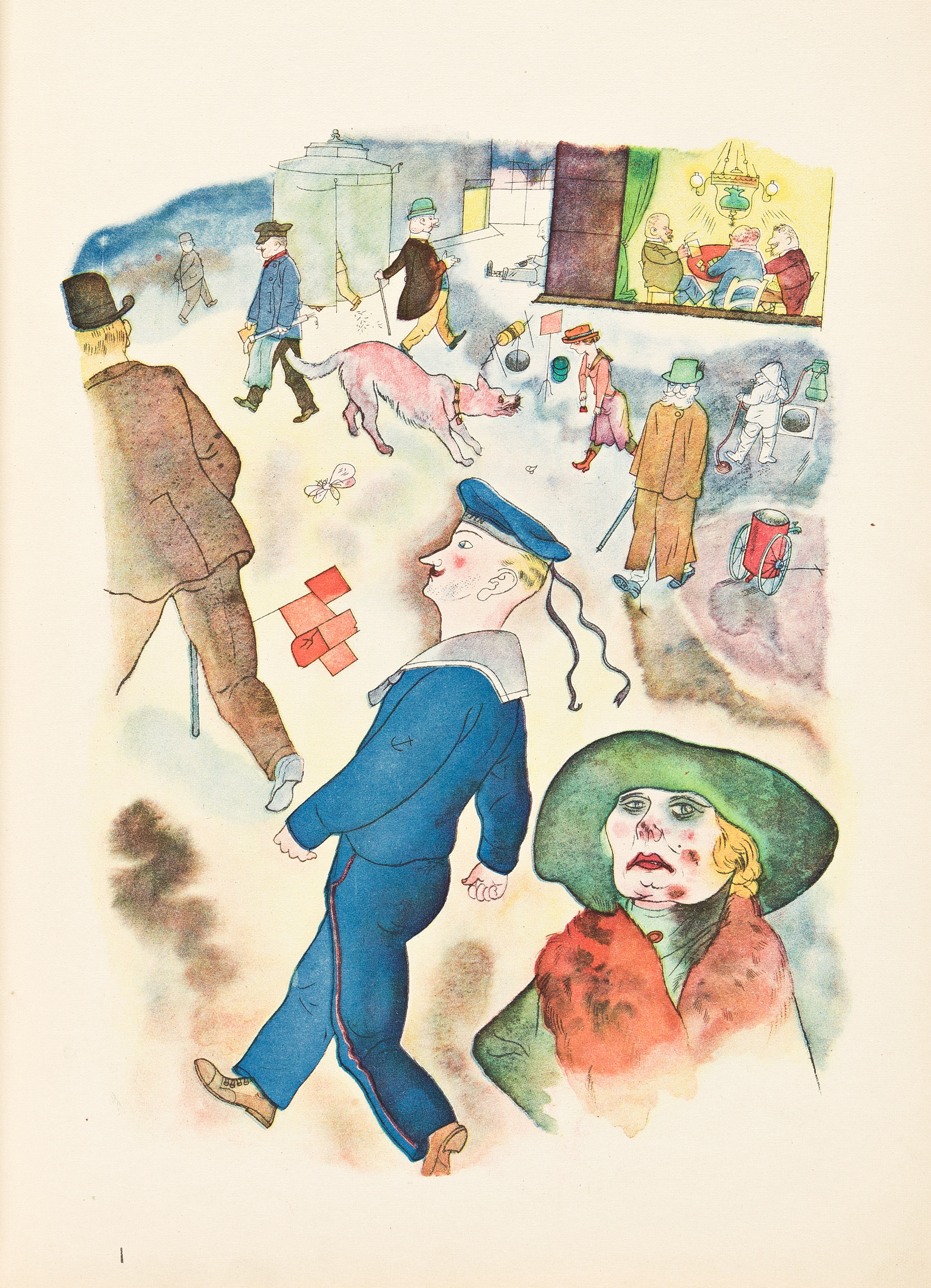Artwork by George Grosz, Ecce Homo, Made of offset lithographs