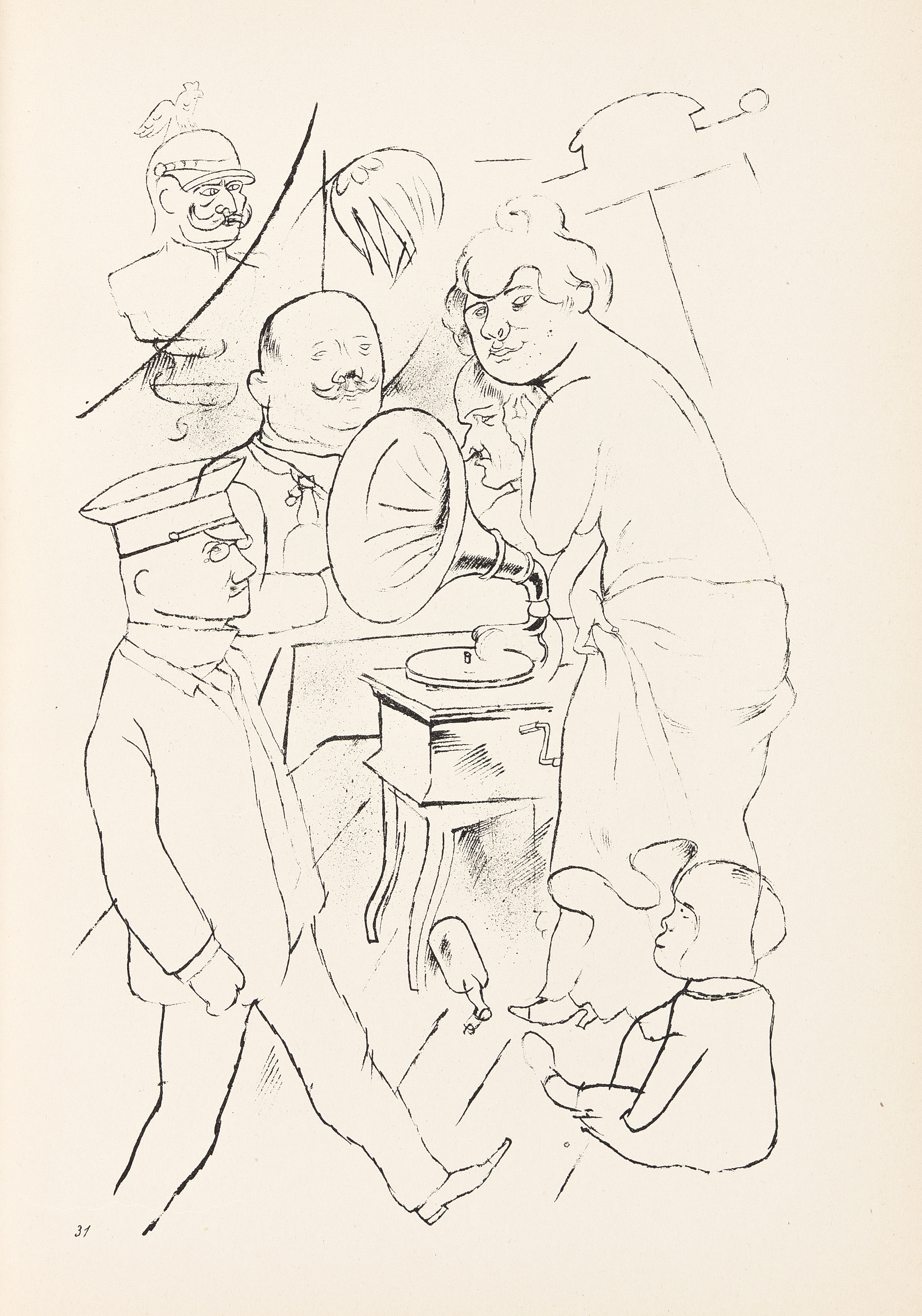 Artwork by George Grosz, Ecce Homo, Made of offset lithographs