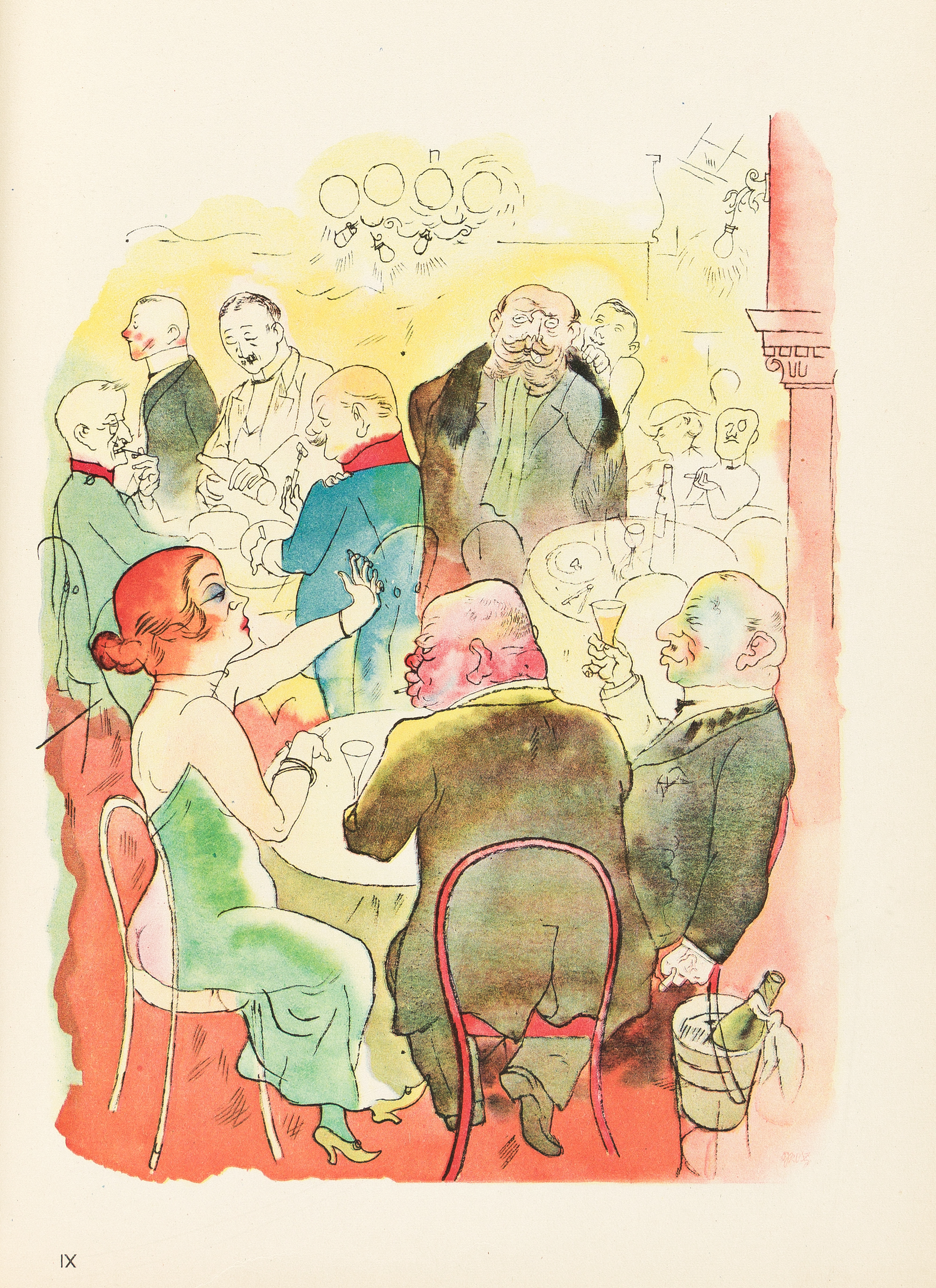 Artwork by George Grosz, Ecce Homo, Made of offset lithographs