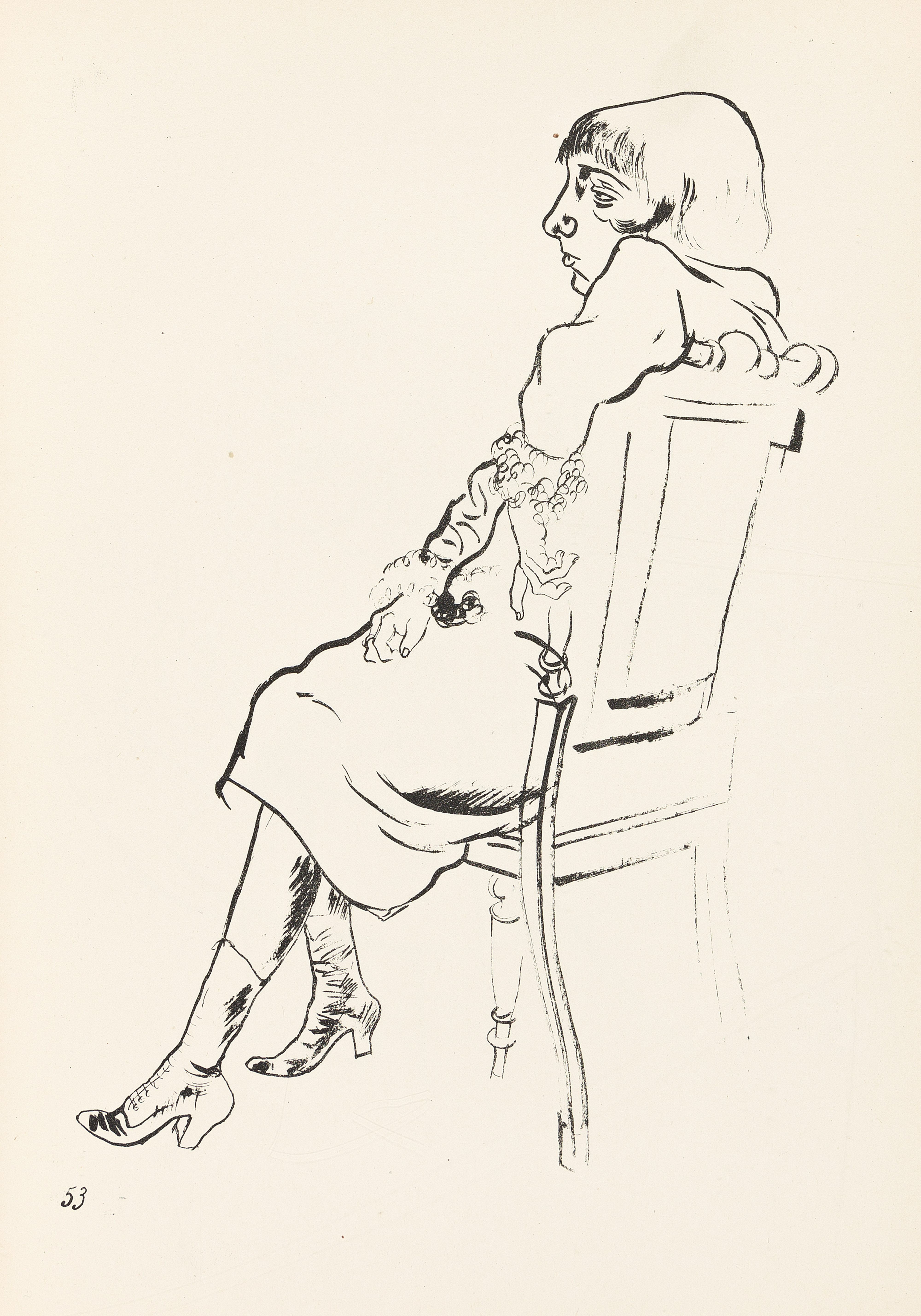 Artwork by George Grosz, Ecce Homo, Made of offset lithographs