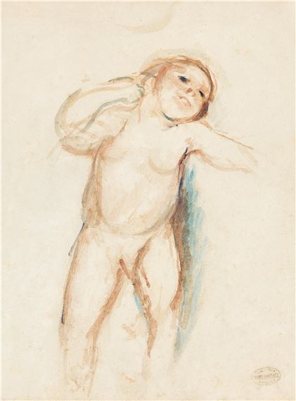 Enfant levant la tête by Mary Cassatt, 1902