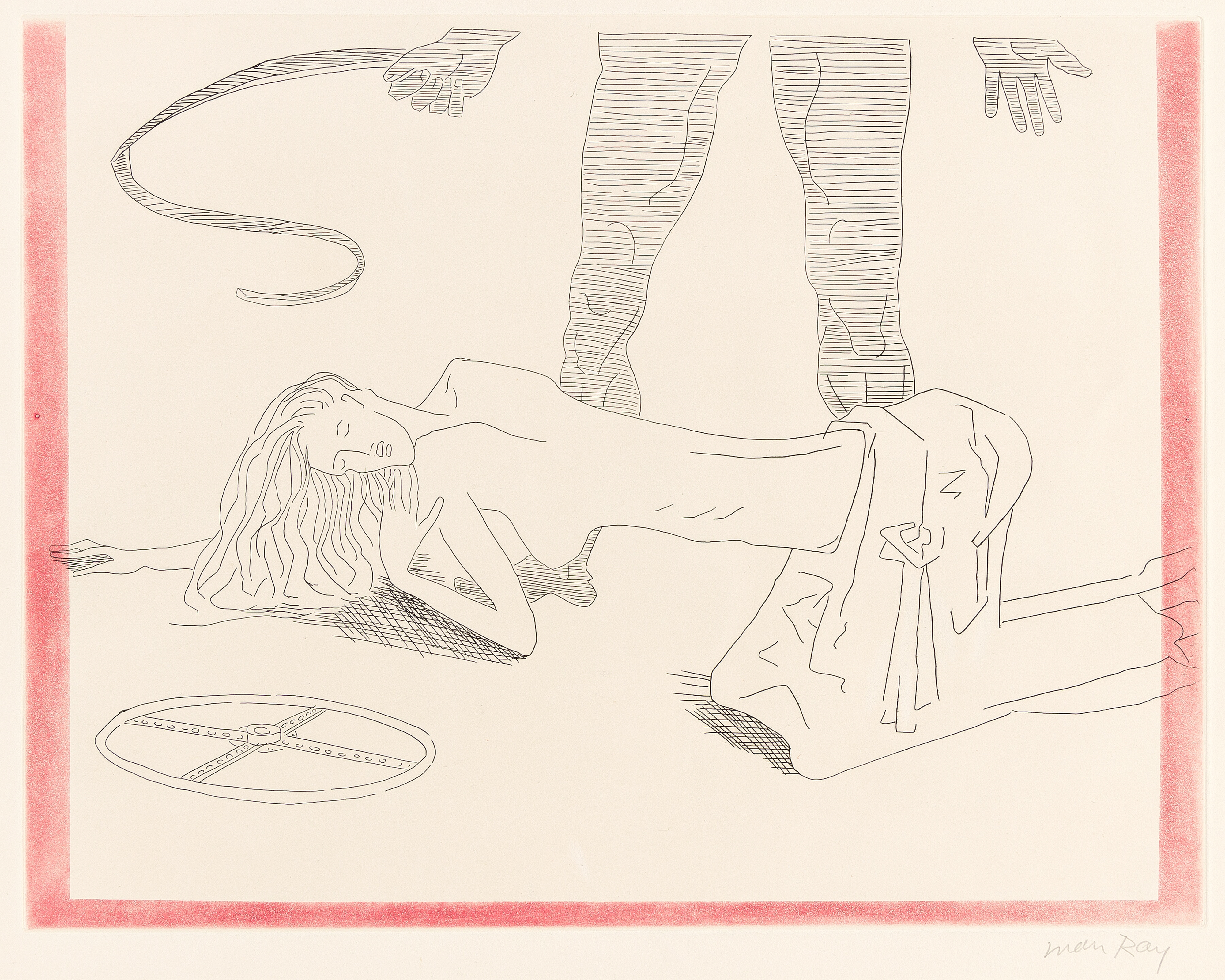 Artwork by André Breton, Donna, Made of Color etching and aquatint