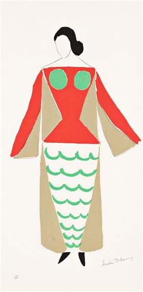 Costume designs by Sonia Delaunay, 1977