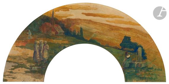 Breton landscape with a fountain, 1901 - Louis George Eléonor Roy