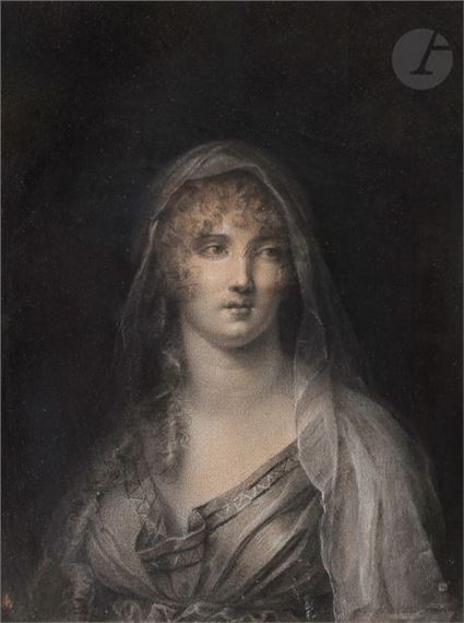 Jean-Baptiste-Jacques Augustin  Bust portrait of mademoiselle