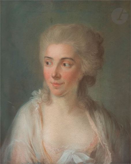French School, 18th Century | Portrait of a woman in bust (1817 ...