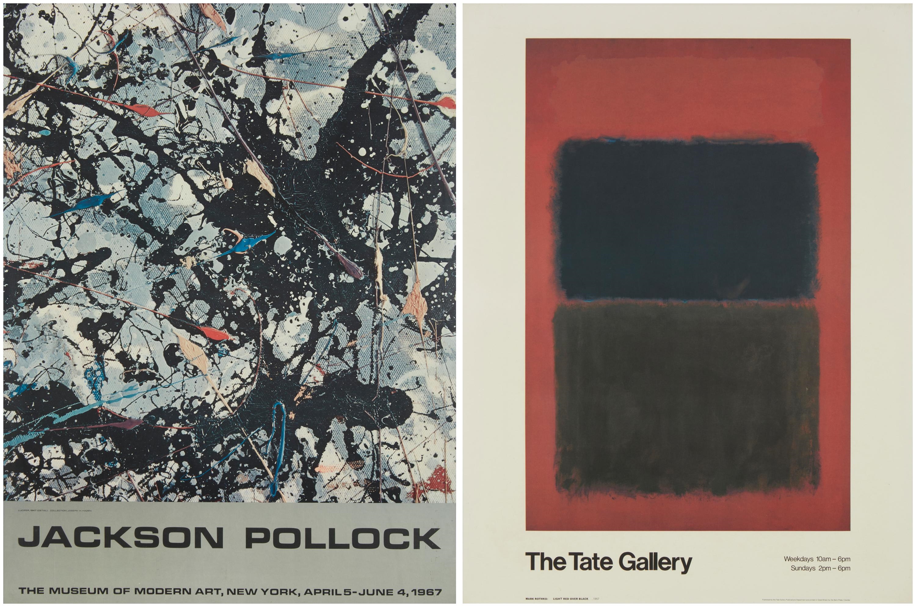 Two Museum Posters by Mark Rothko