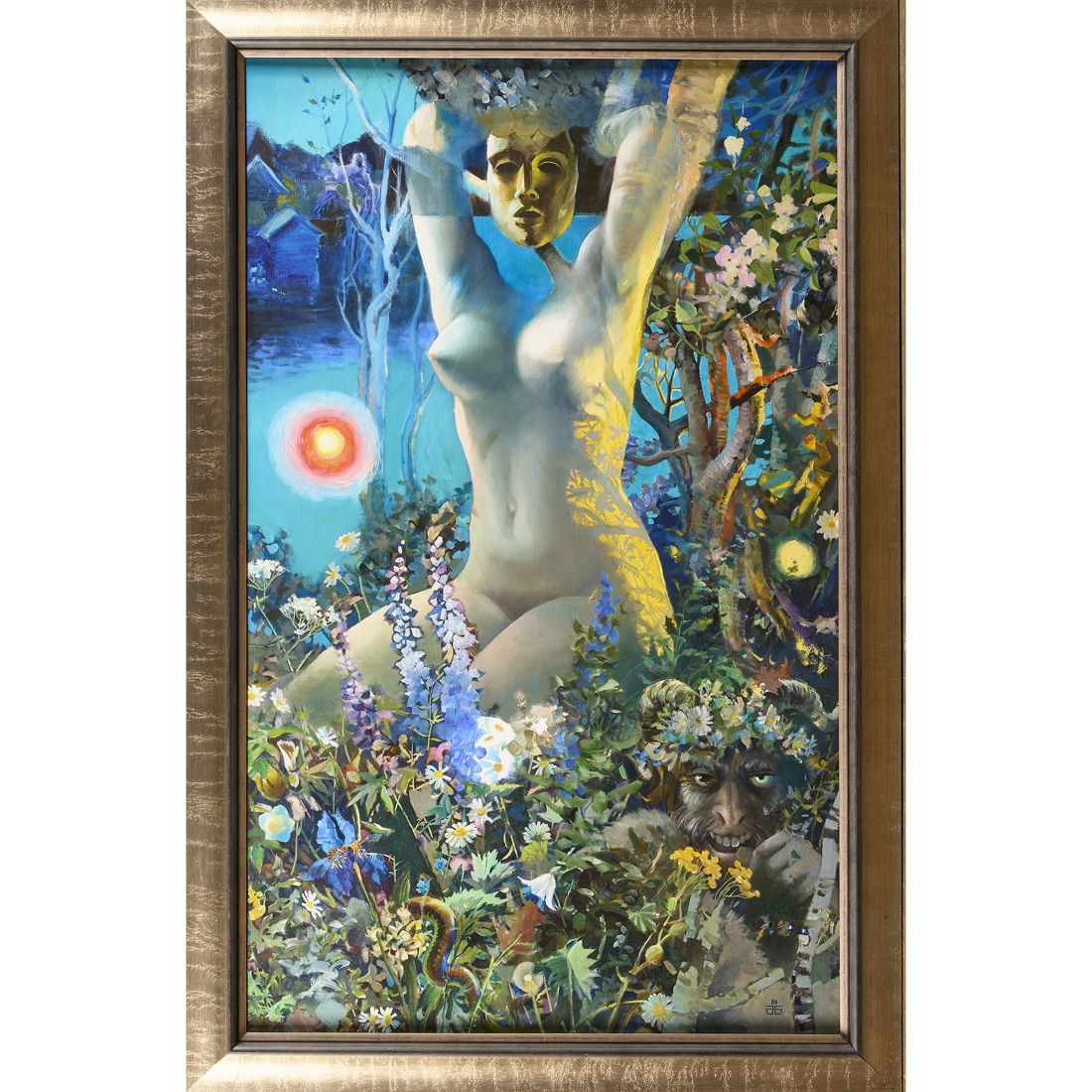 Artwork by Andrey Babanovsky, Blushing Ruta, Made of oil on canvas