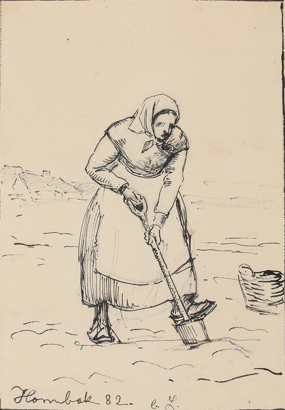 Carl Ludvig Thilson Locher | Worm digger | MutualArt