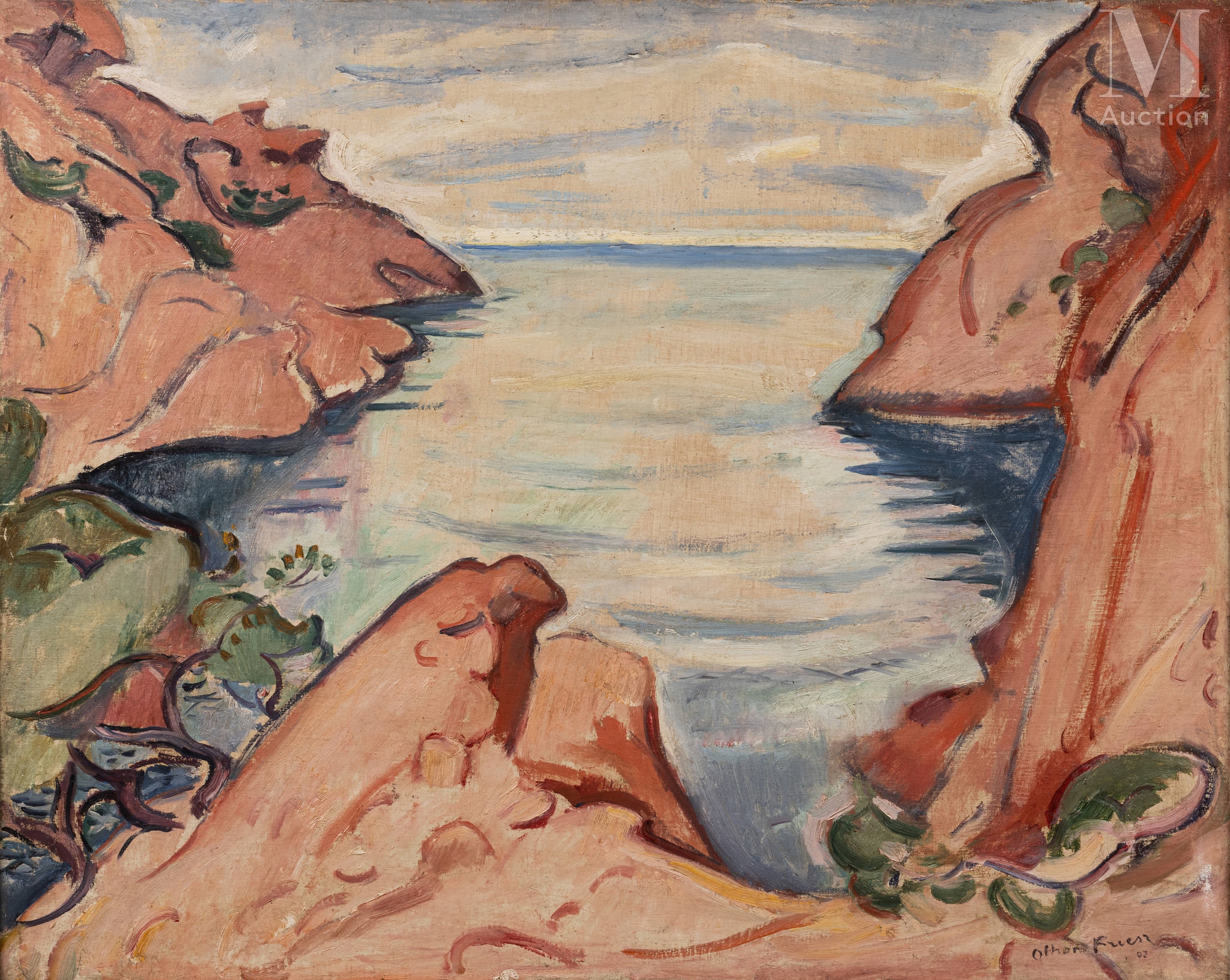 Achille Emile-Othon Friesz | La calanque de Figuerolles | MutualArt