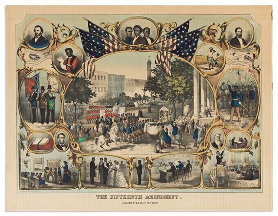 The Fifteenth Amendment, Celebrated May 19th 1870 by James Carter Beard, 1870